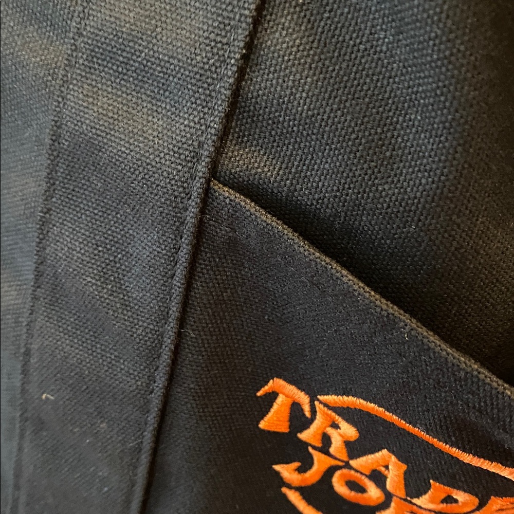 Trader Joe's Black Canvas Tote Bag - Picture 3 of 11